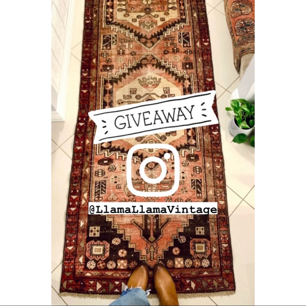 1930s Antique Boho Runner GIVEAWAY valued at $900+